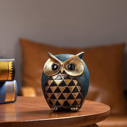 Leekung Owl Statue Home Decor