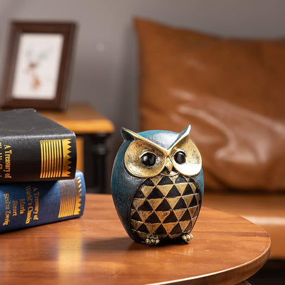 Leekung Owl Statue Home Decor