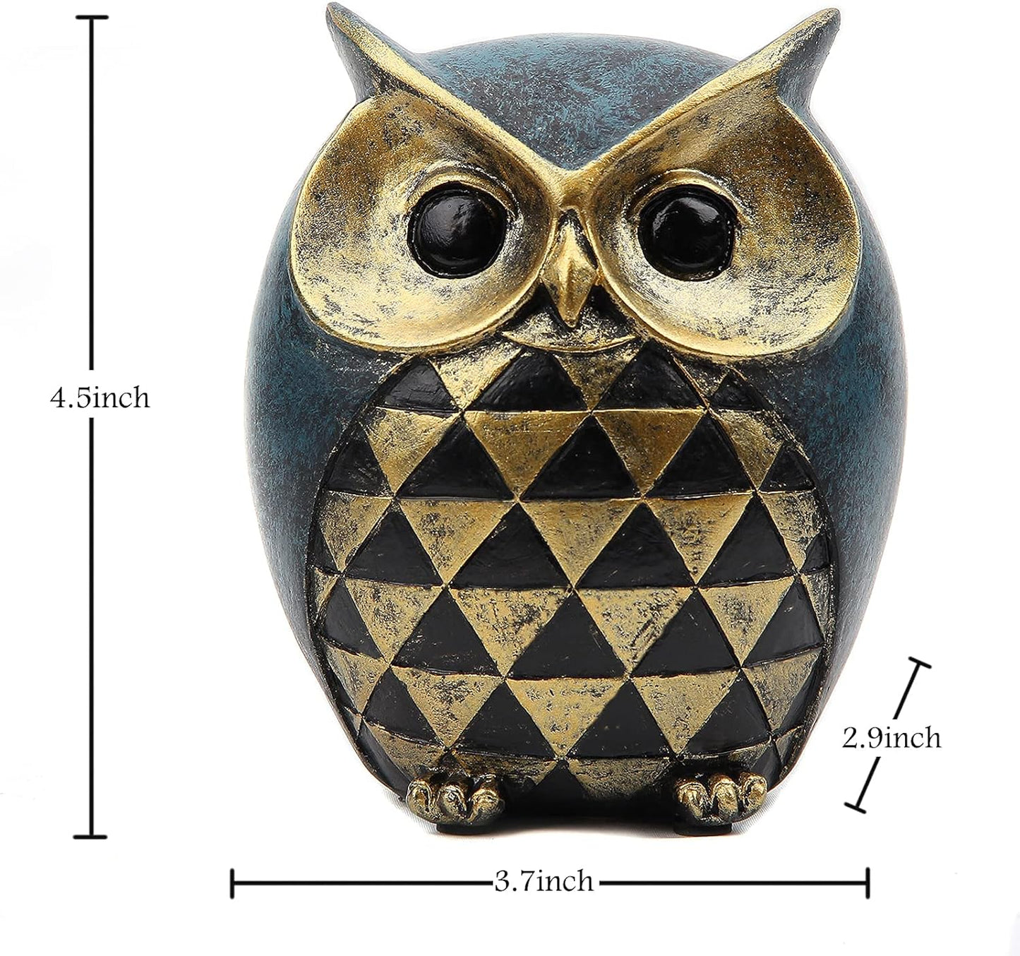 Leekung Owl Statue Home Decor